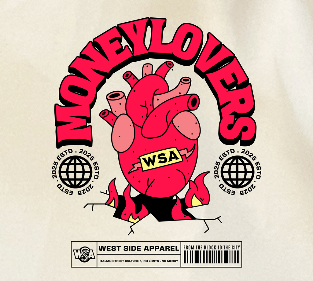 "MONEYLOVERS" HOODIE X HUSTLER COLLECTION