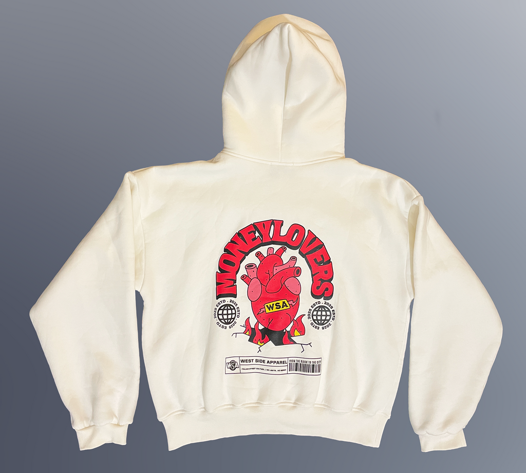 "MONEYLOVERS" HOODIE X HUSTLER COLLECTION