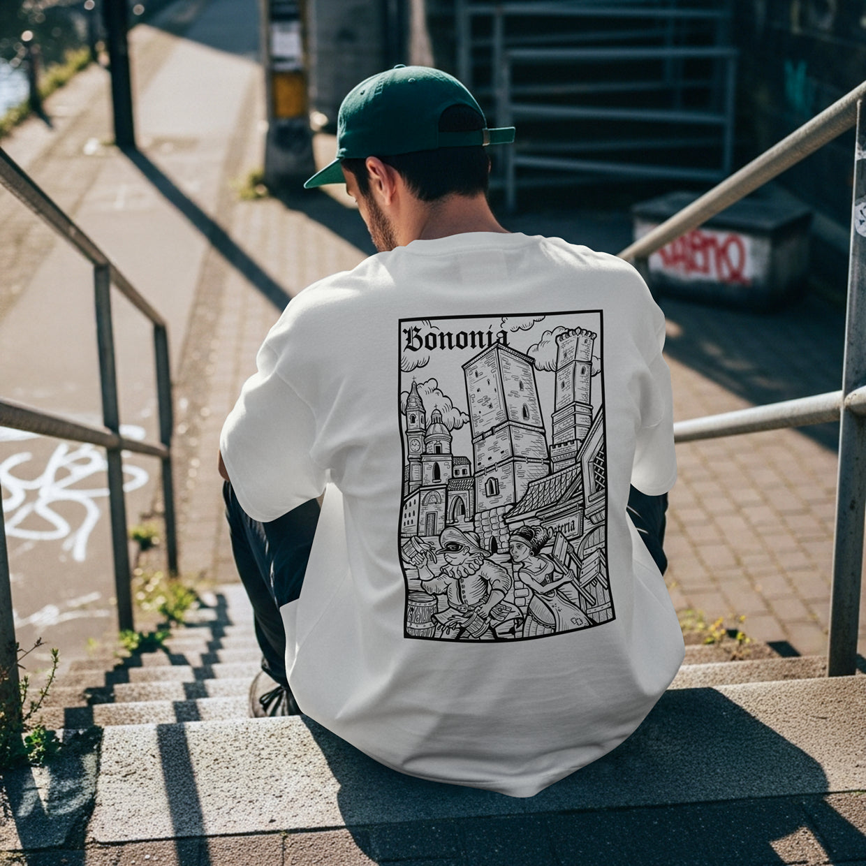 "BONONIA" TEE X SKUDO TATTOO
