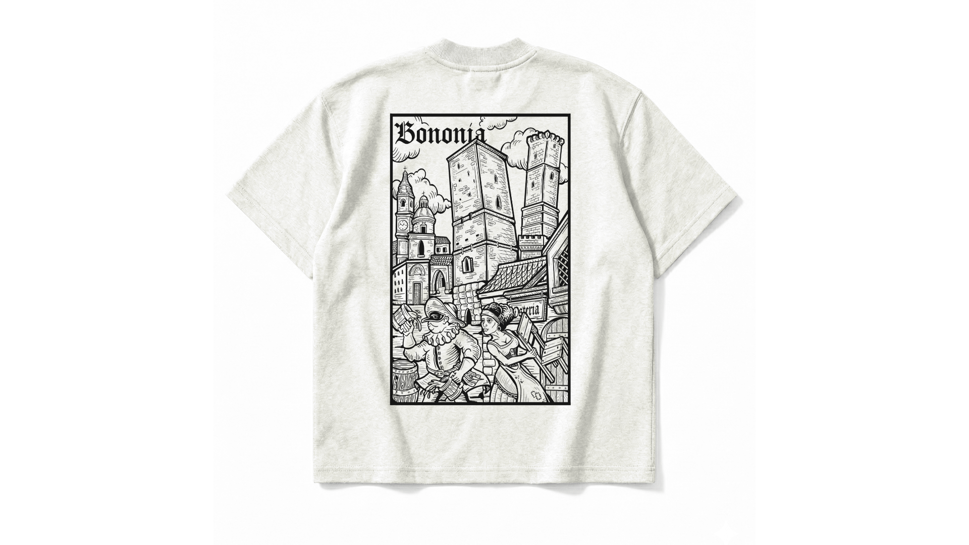 "BONONIA" TEE X SKUDO TATTOO